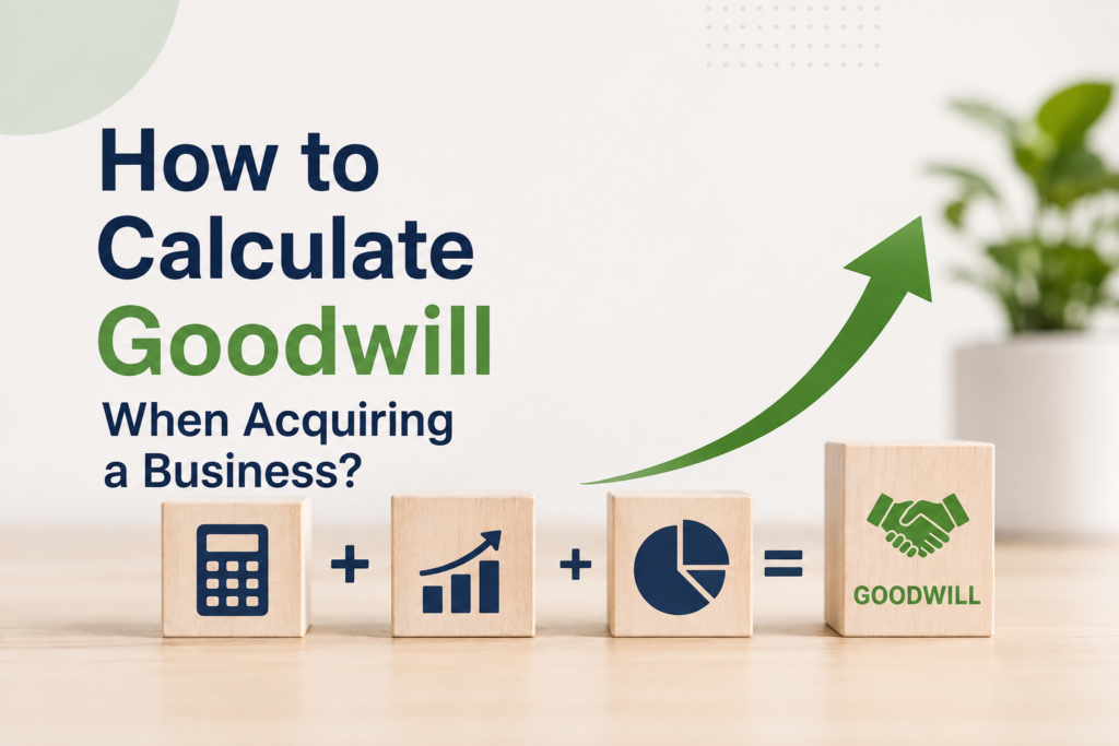 How to calculate Goodwill value while acquaring a business?