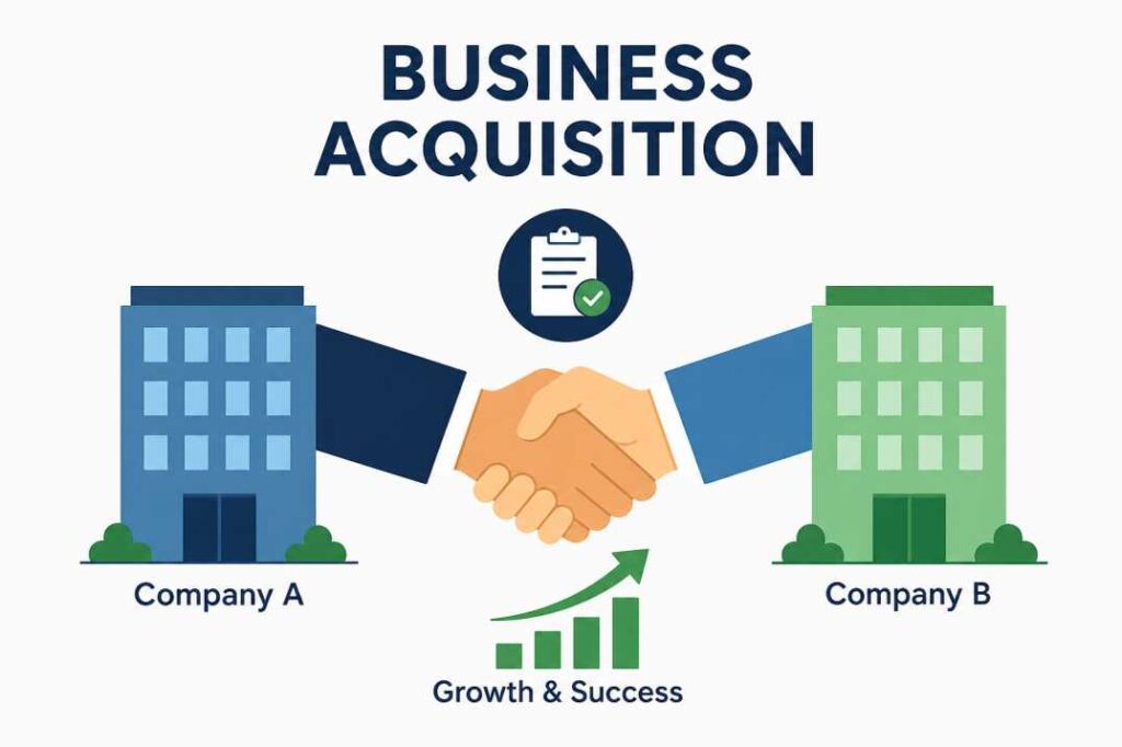 Benefit of running business acquisition or takeover or takeover?
