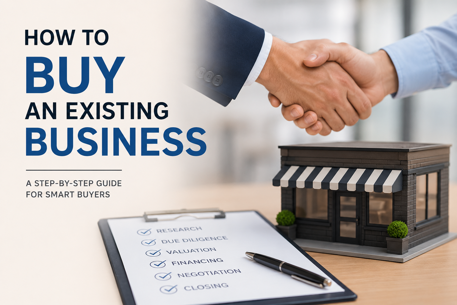 How to deal while purchasing an exisiting business?
