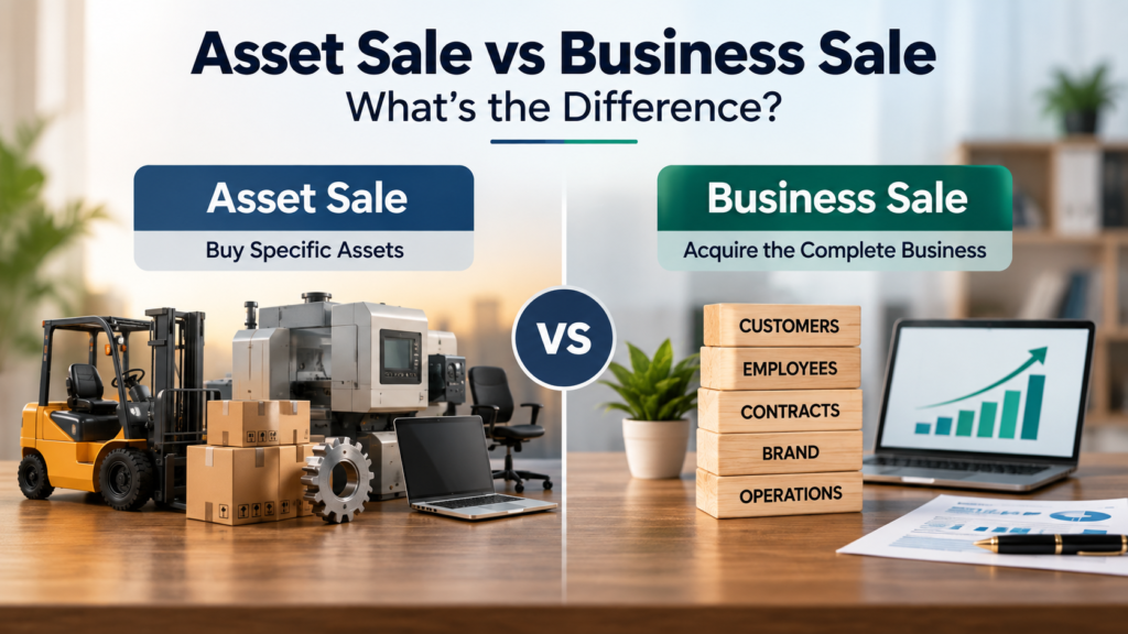 Asset Sale vs Business Sale – What’s the Difference?