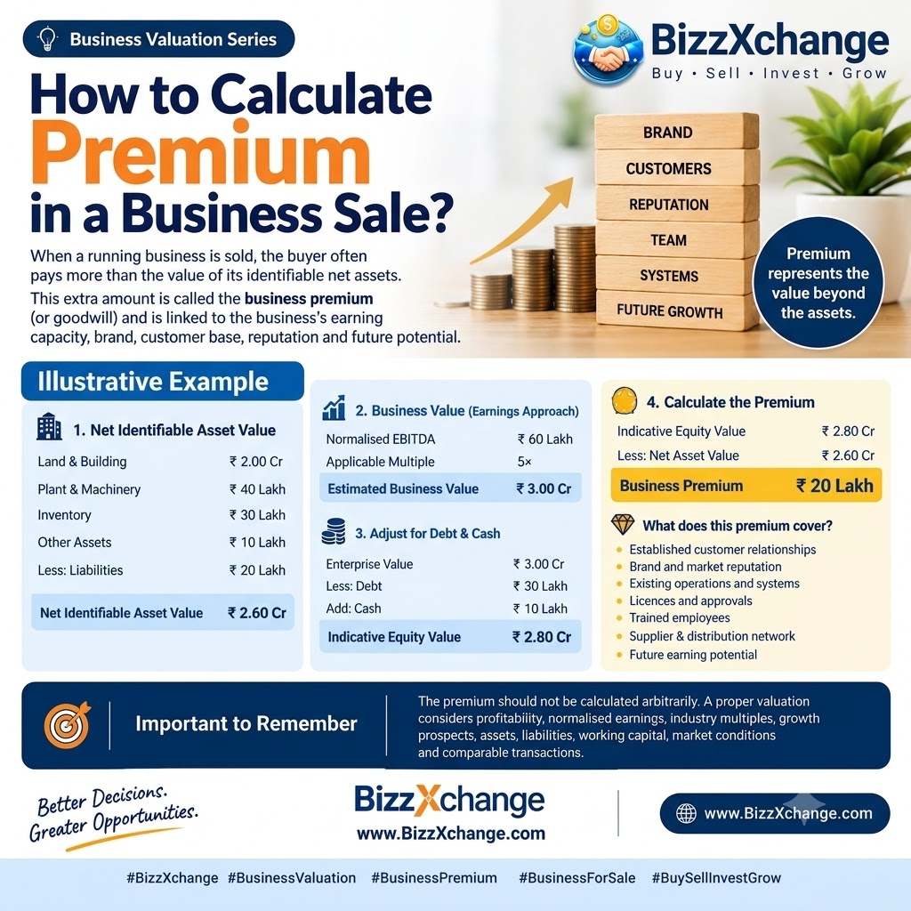 How to Calculate Premium in a Business Sale?
